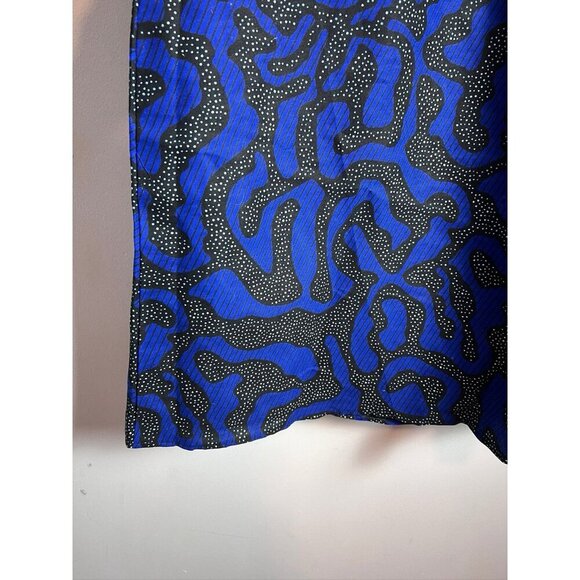 Nigerian Skirt African Maxi Skirt Blue - Picture 4 of 10